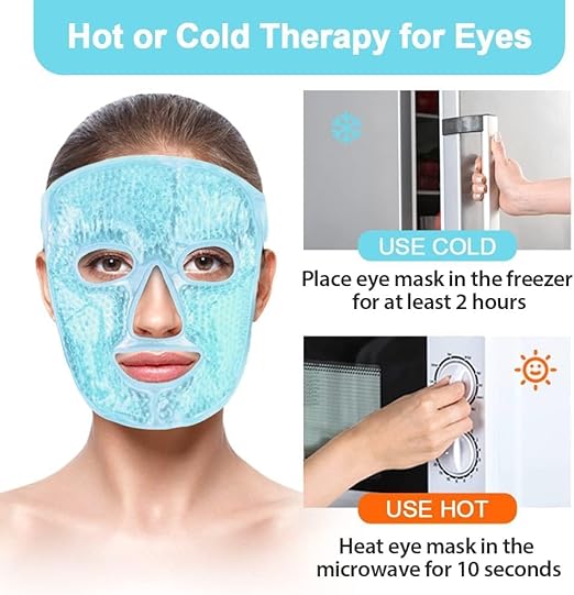 HanGlow ICE Face Mask Cold Face Eye Masks Cooling Face Mask - CL-RA-2154