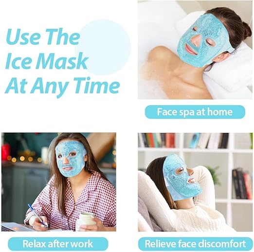 HanGlow ICE Face Mask Cold Face Eye Masks Cooling Face Mask - CL-RA-2154